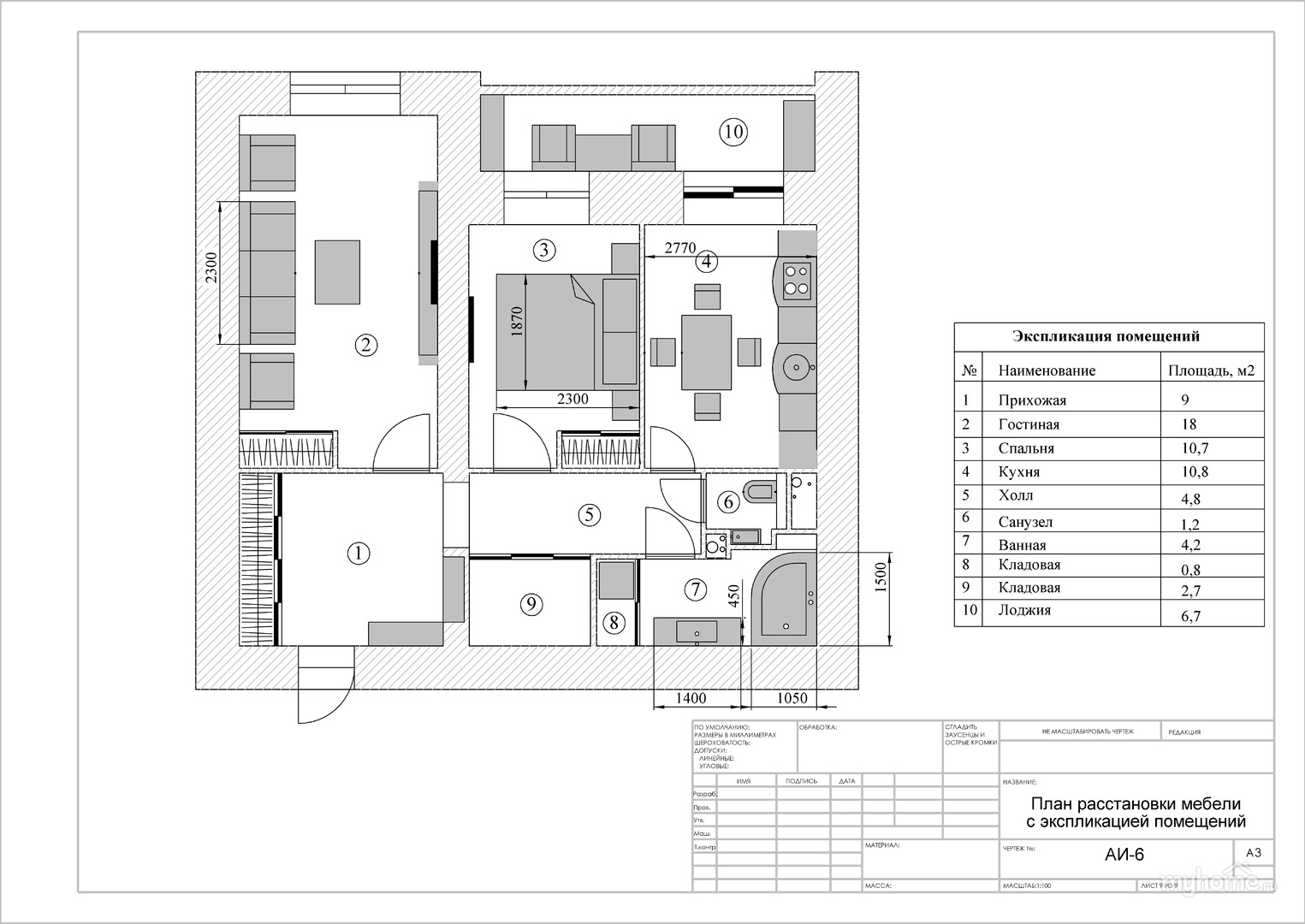Готовые Дизайн Проект 3 Квартиры Проект
