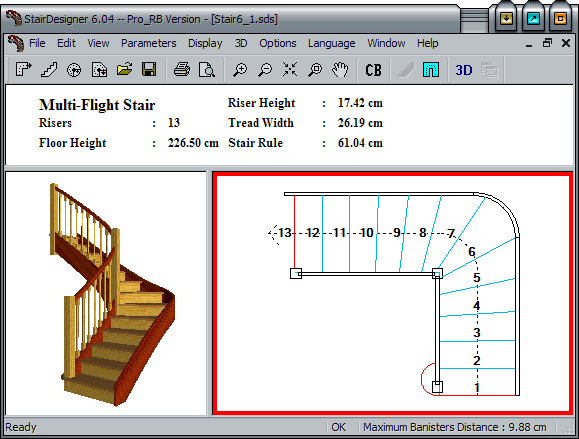 программа для чертежа лестницы