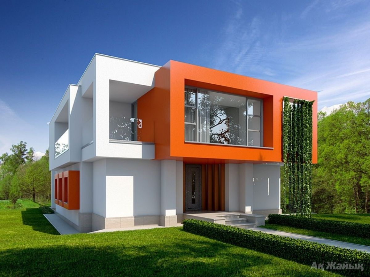 Проект цветной. Архитектура домов. Фасад в современном стиле. Современные фасады домов. Проекты необычных домов.