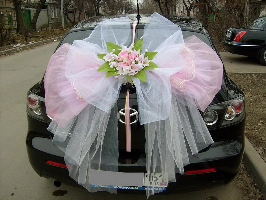 Оформление машины на свадьбу своими руками