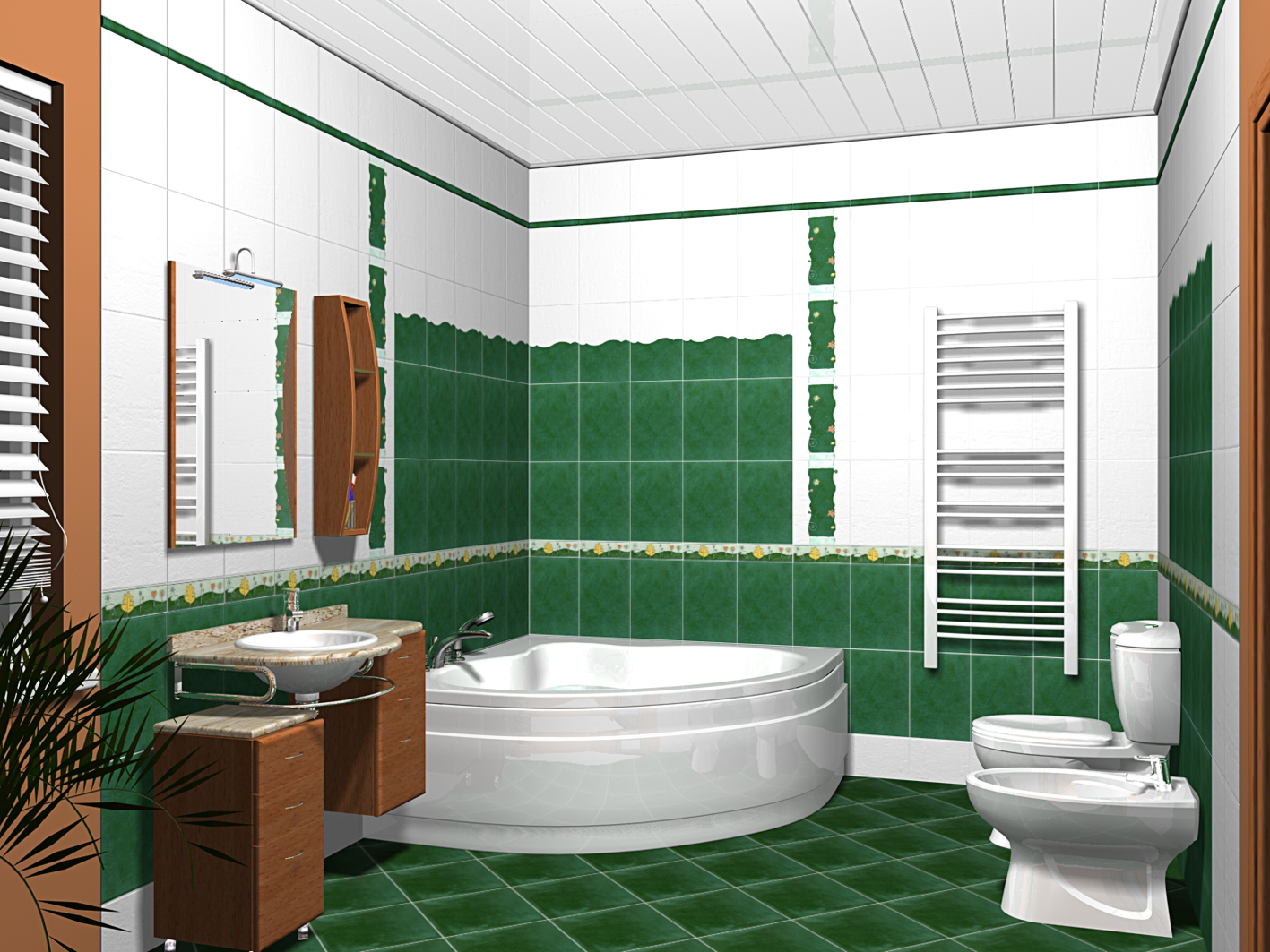 Planiranje 3d dizajna kupaonice u programu Dizajn enterijera 3D - Video upute