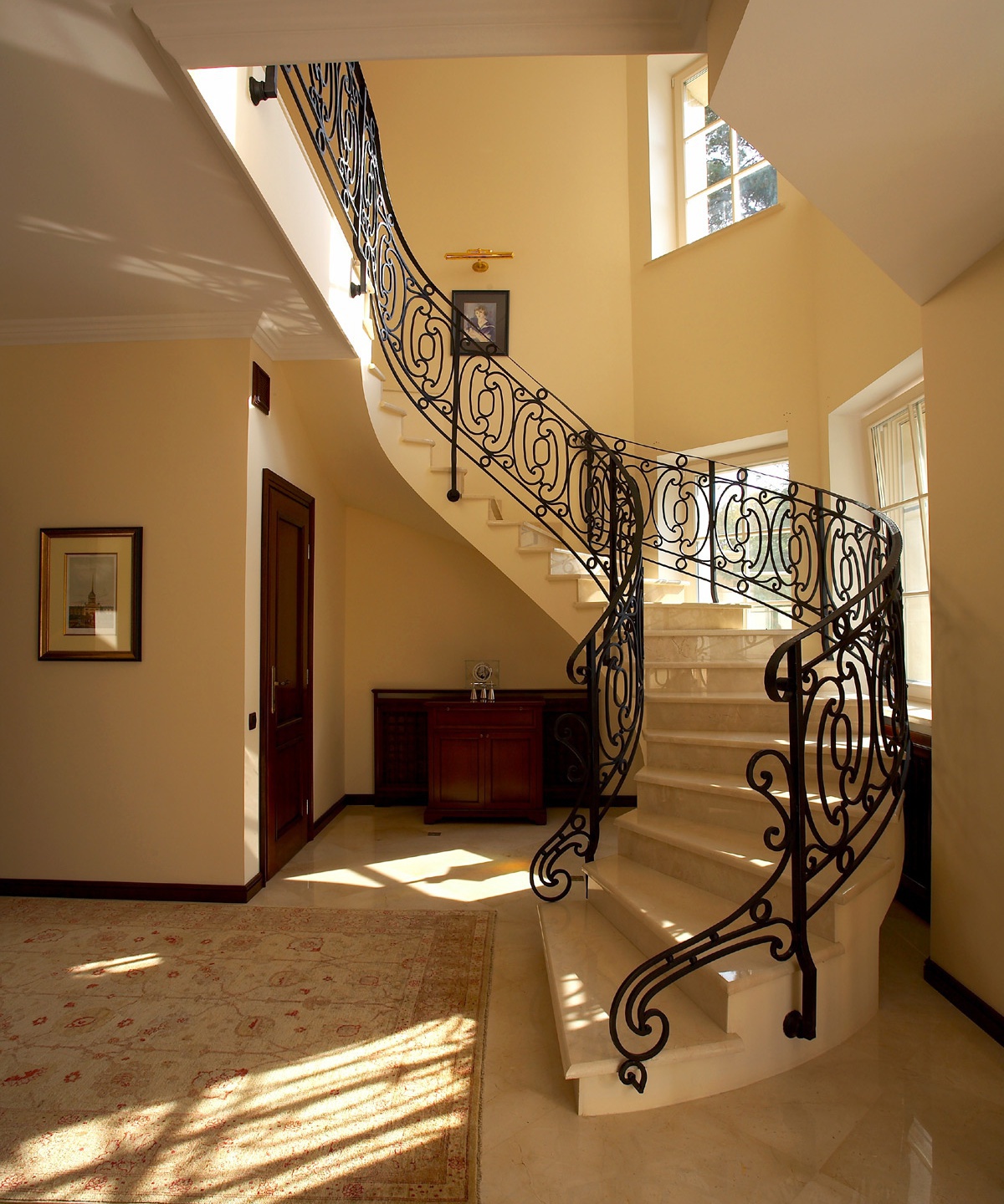 Фото дизайна лестницы в частном доме » Современный дизайн на Vip-1gl