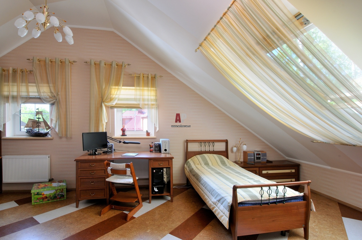 Дизайн детской комнаты в частном доме » Современный дизайн на Vip-1gl.ru
