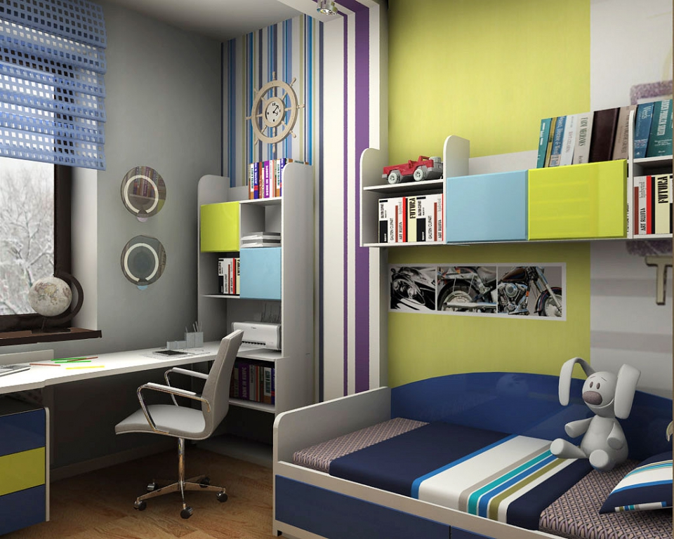 Дизайн комнаты для подростка 12 кв