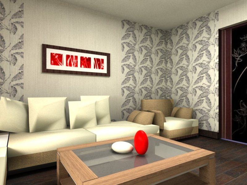Дизайн зала в квартире обои » Современный дизайн на Vip-1gl