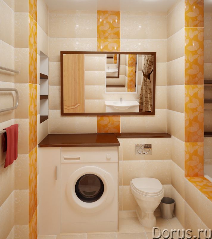 Дизайн совмещенного туалета с ванной в маленькой квартире