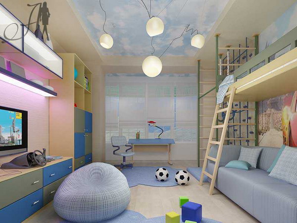 Дизайн детской комнаты для мальчика 1 годик