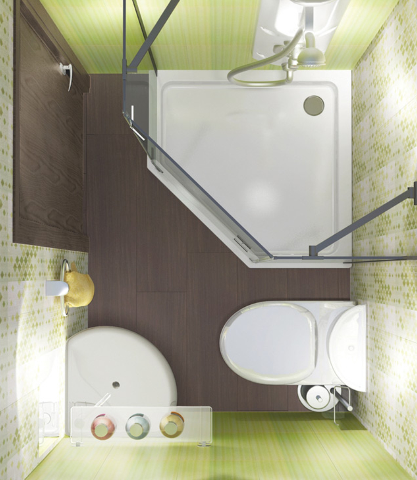 Интерьер ванной в малогабаритной квартире