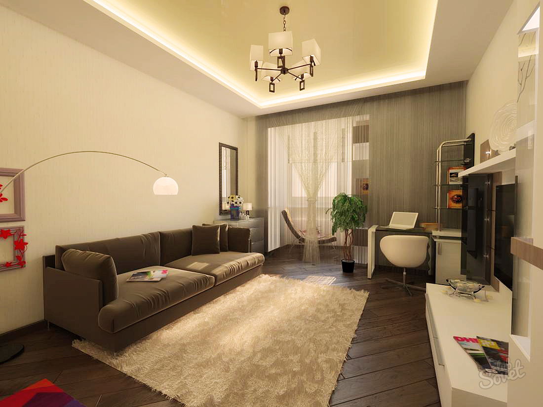 Современный дизайн зала в квартире 2022
