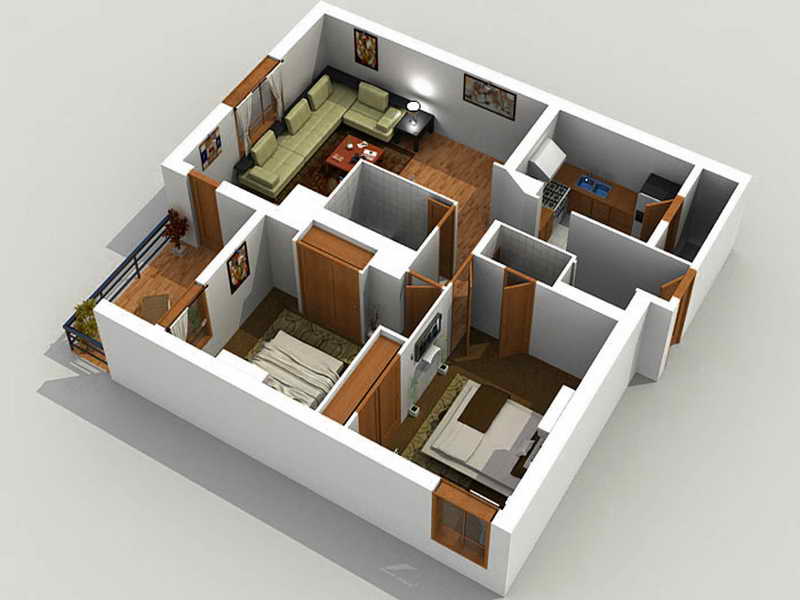 3d дизайн проект квартиры