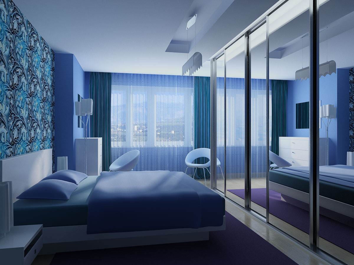 Красивые синие комнаты. Спальня в синих тонах. Спальня в синем цвете. Спальня в сине голубых тонах. Дизайнерская спальня.
