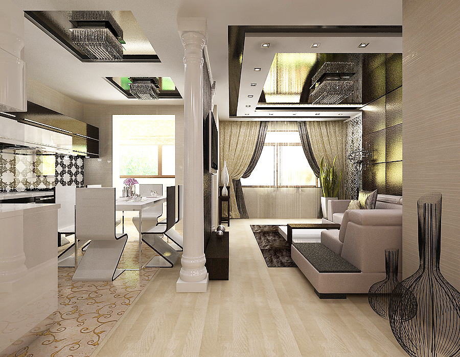 Дизайн 2-х комнатной квартиры чешки » Современный дизайн на Vip-1gl.ru