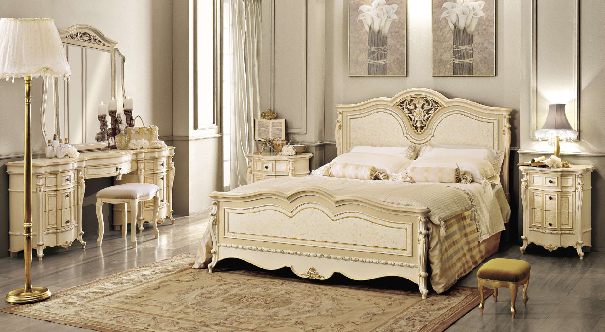 Спальня мебель французский стиль