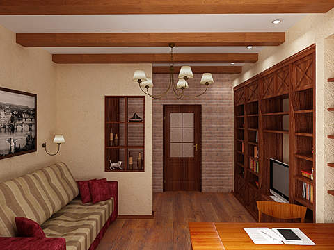 Дизайн интерьера небольшого дома внутри фото