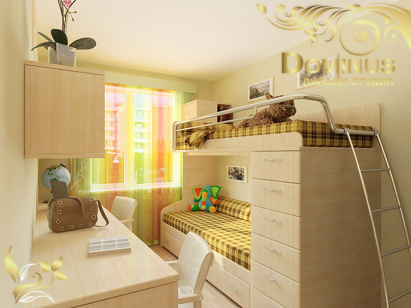 Ideje dizajna interijera u dječjoj sobi: popravak, zoniranje i uređenje u Hruščovu (56 fotografija)
