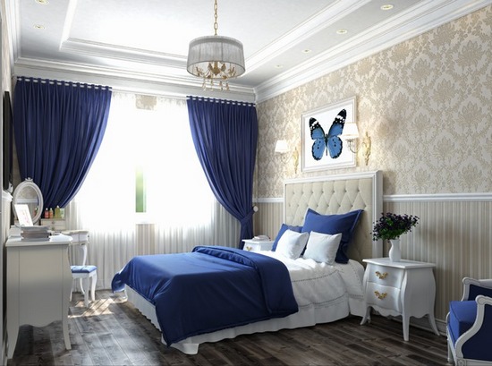 Дизайн спальни в белом