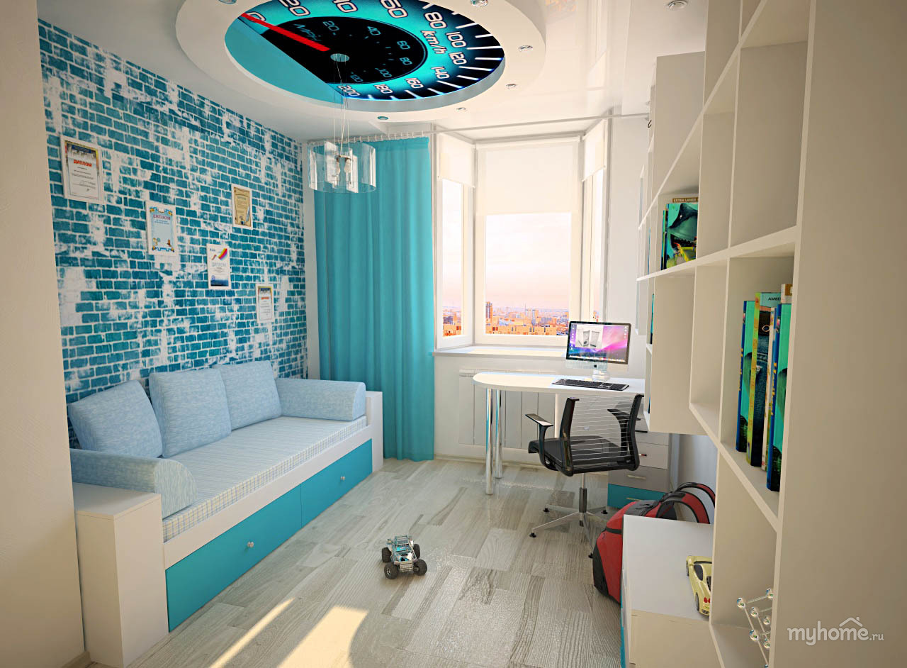 Фотообои в интерьере комнаты подростка » Современный дизайн на Vip-1gl.ru