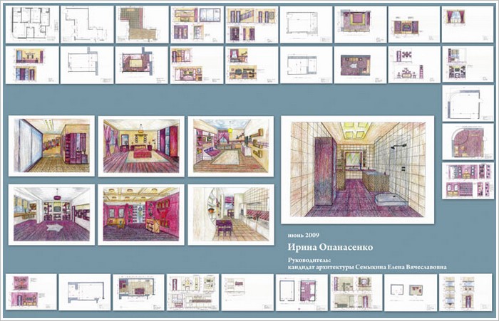 Диплом дизайн интерьера квартиры
