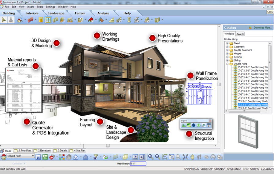 Дизайн дома внутри программа