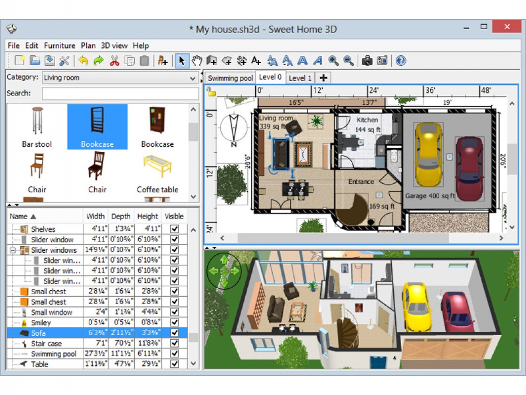 Dizajn interijera 3D 5.0 ​​RePack / Prijenosni - stvaranje projekta dizajna stana