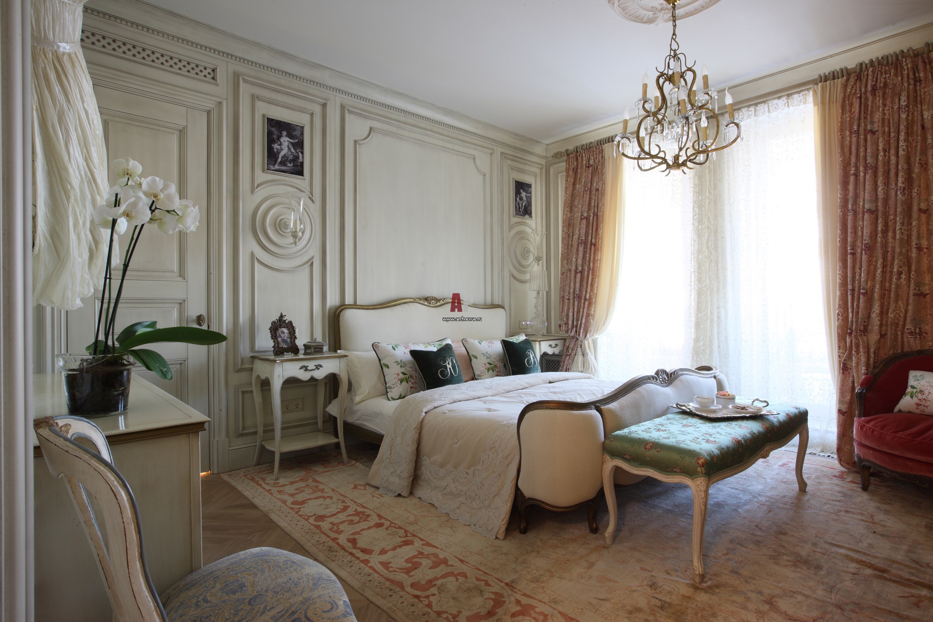 Спальня в стиле бидермейер Париж