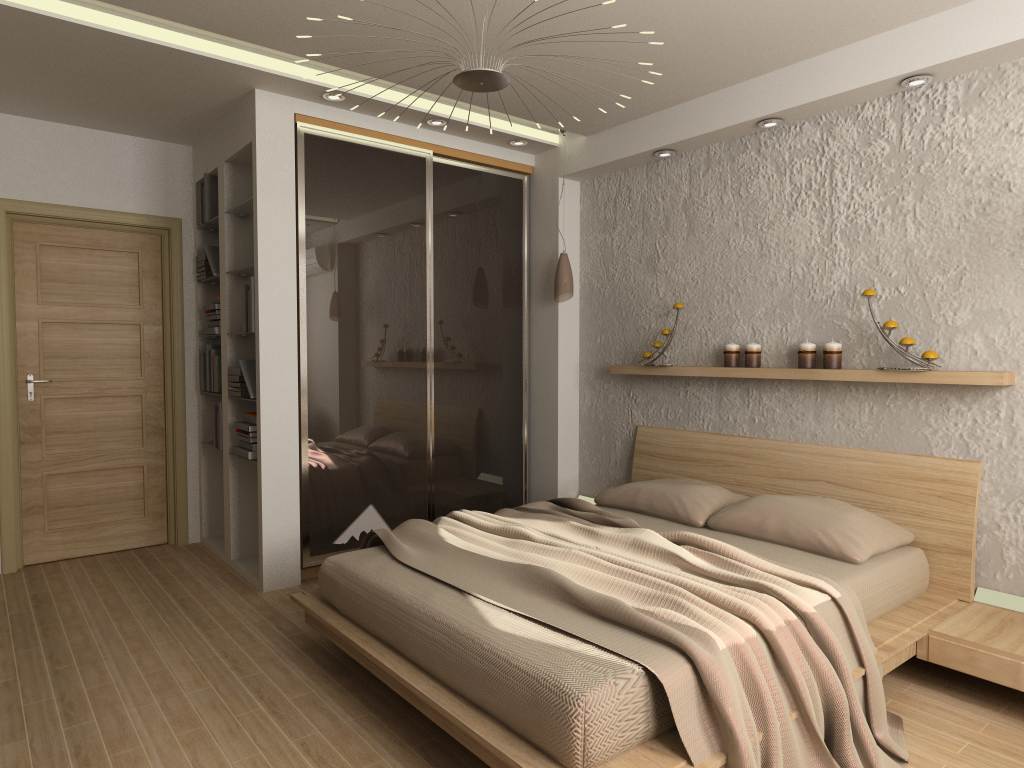 Дизайн маленькой спальни в серых тонах » Современный дизайн на Vip-1gl