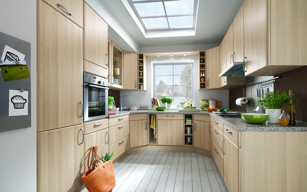 Обои на кухню дизайн интерьера комбинированные маленькую кухню