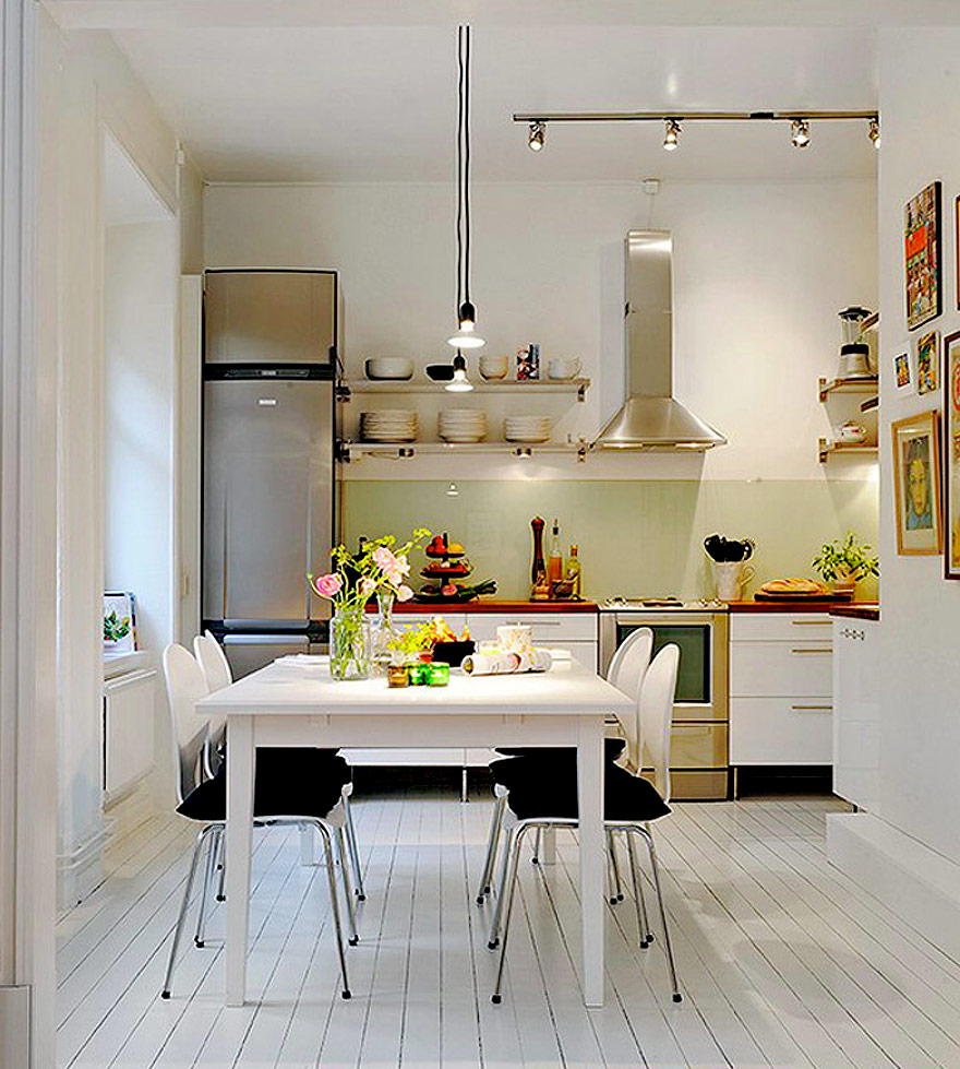 Интерьер кухни в квартире фото в маленькой квартире дизайн фото