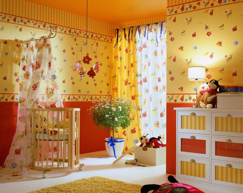 Как правильно выбрать обои для детской комнаты » Современный дизайн на .