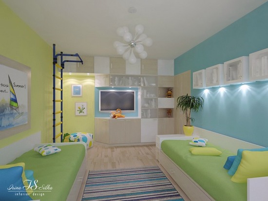 Дизайн детской комнаты для сына 14 лет