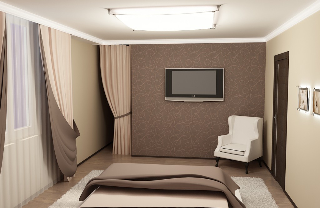 Спальни в коричневых тонах » Современный дизайн на Vip-1gl