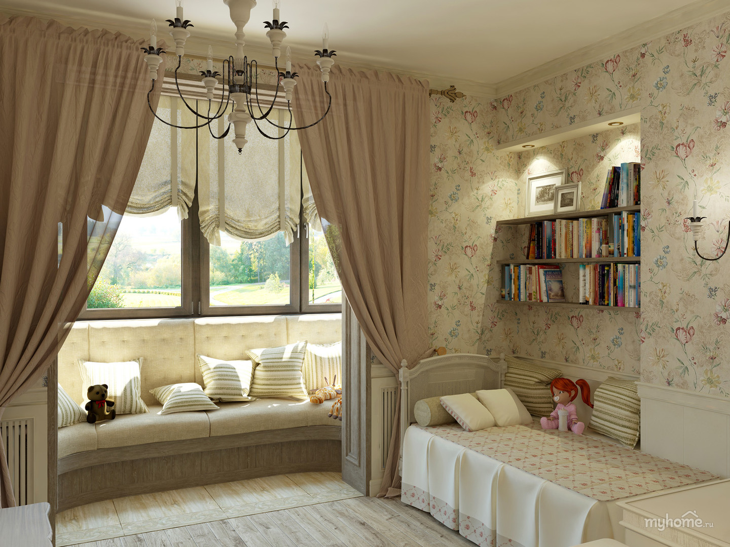 Дизайн комнат в прованском стиле