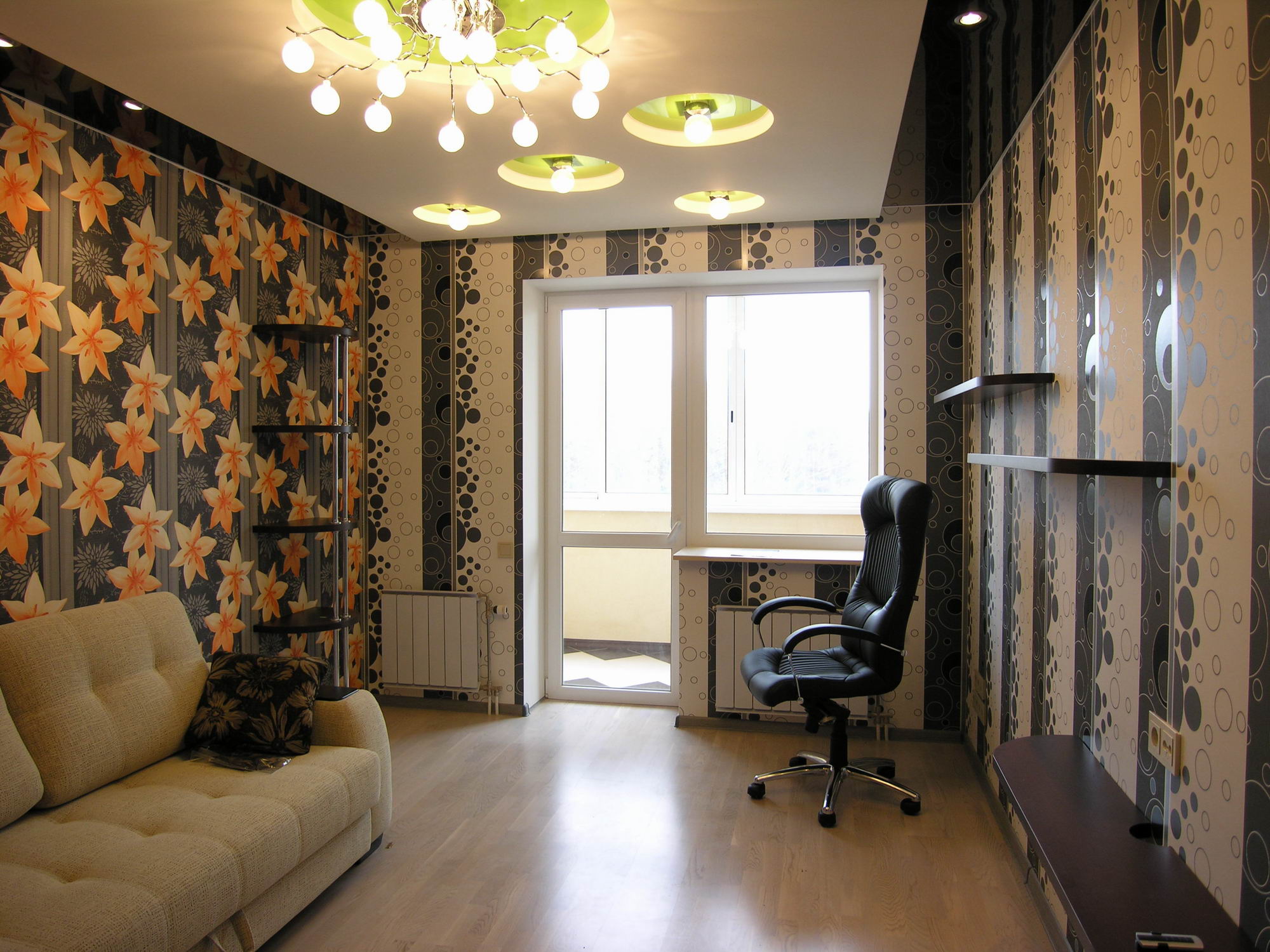 Современный дизайн зала в квартире 16м2