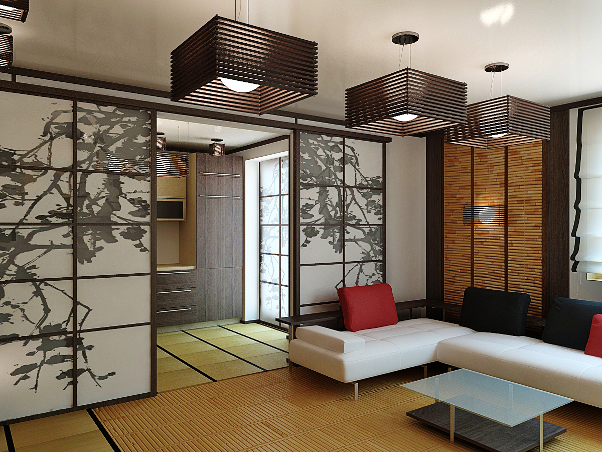 японский стиль в интерьере квартиры минимализм