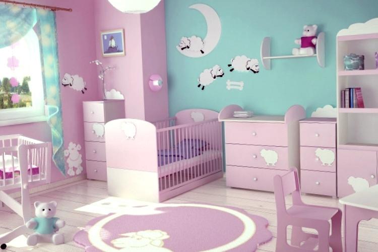 Дизайн комнаты родителей и новорожденного