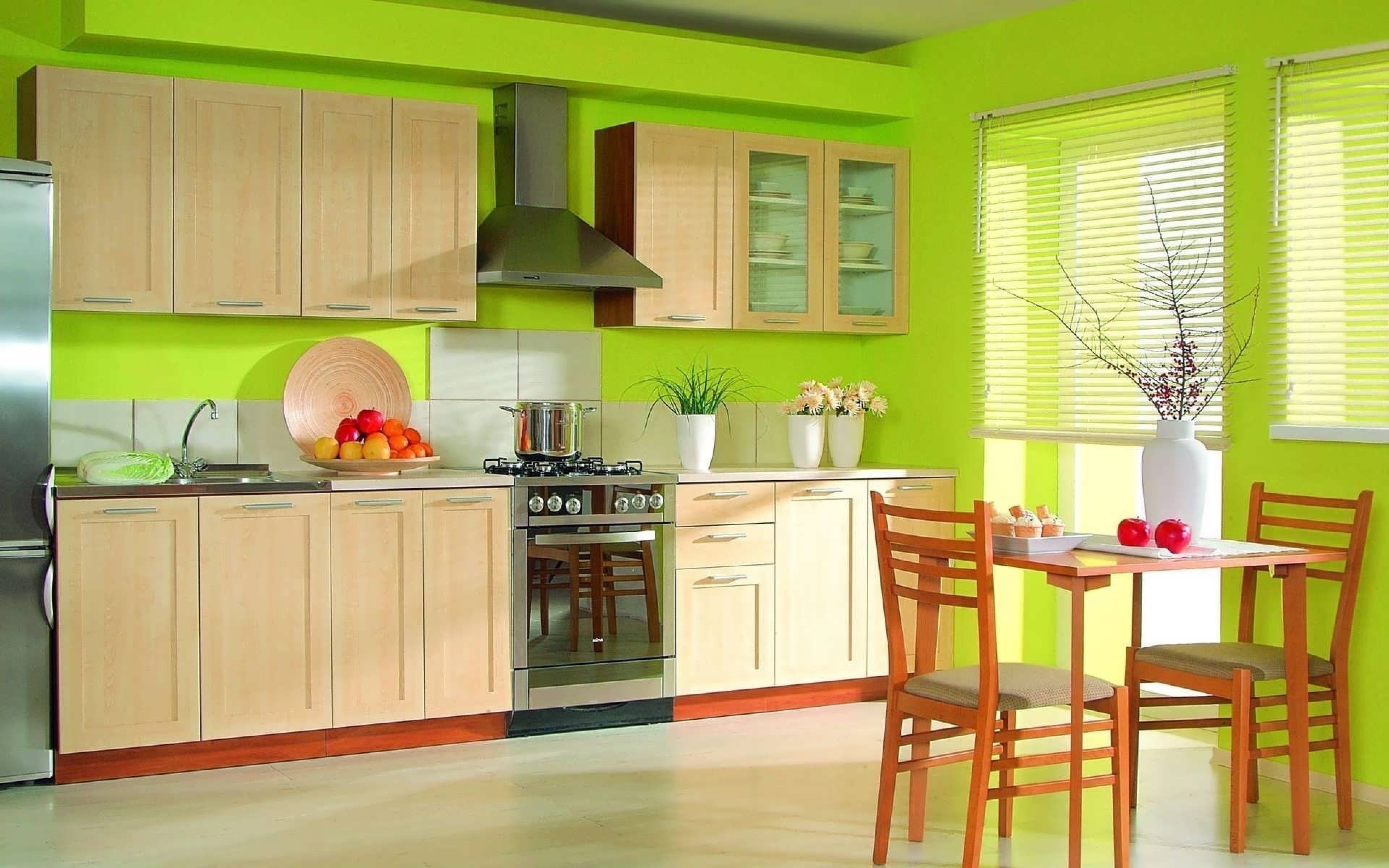 Покраска стен на кухне фото примеров