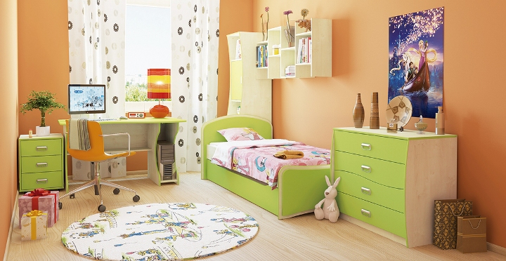 Мебель в детскую комнату девочке 5 лет